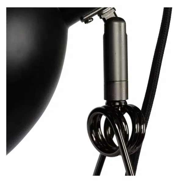 Lampe a pince Lucide Moys 1xE27,noir – Image 6