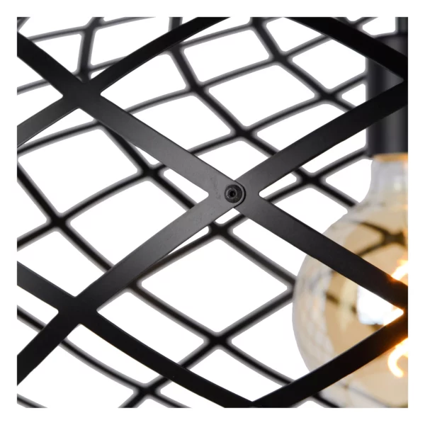 Suspension Lucide Wolfram 1xE27 65cm,noir – Image 8