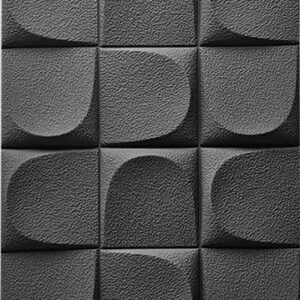 Plaque murale 3D PU-05-3 120x60cm,gris foncé