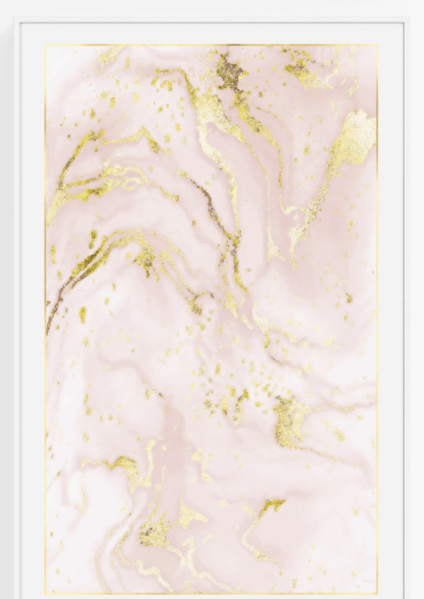 Plaque murale PVC HH24837 122x280cm,marbre rose