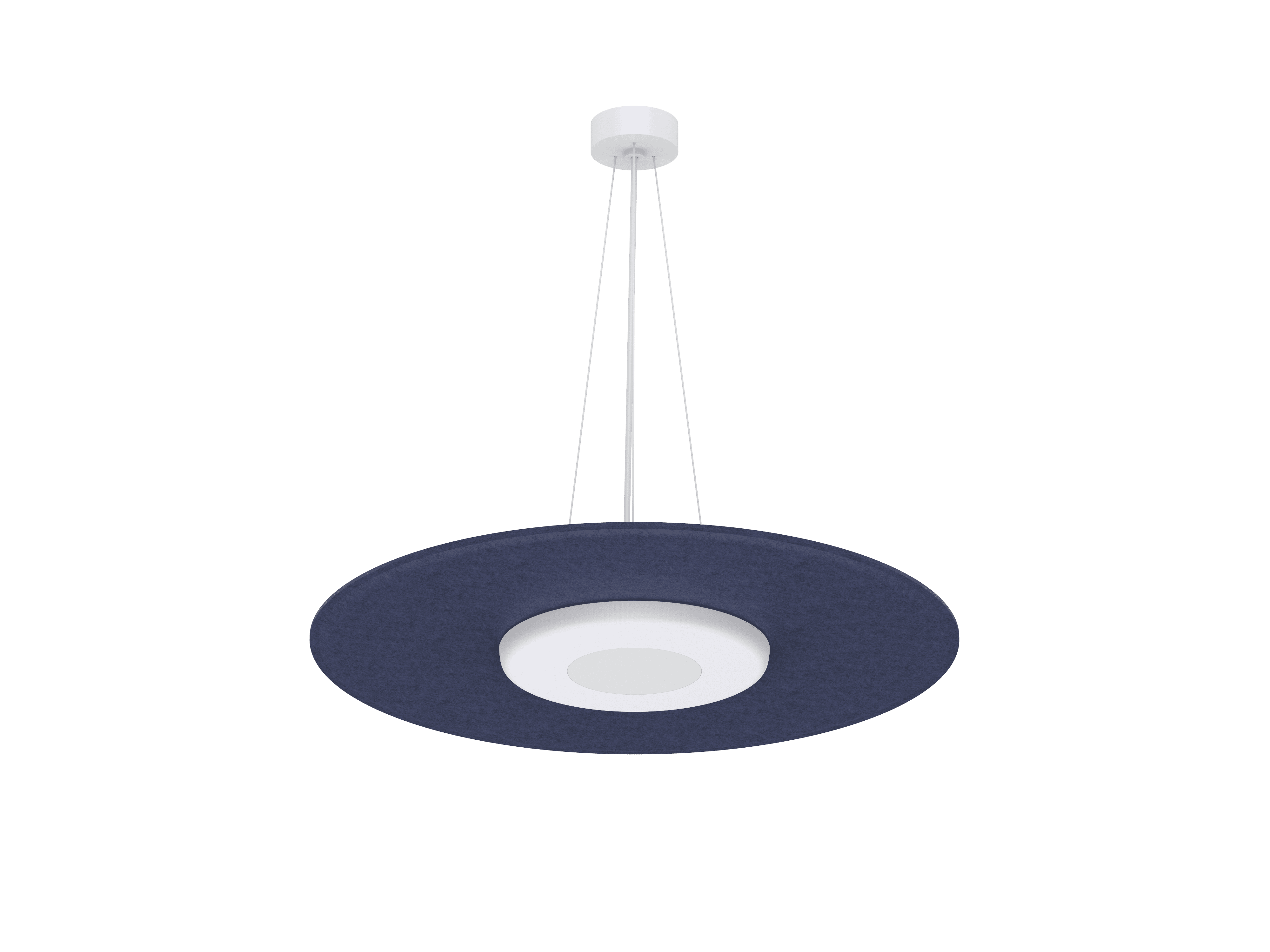 Abat-jour acoustique circulaire pour AL187 72cm,bleu