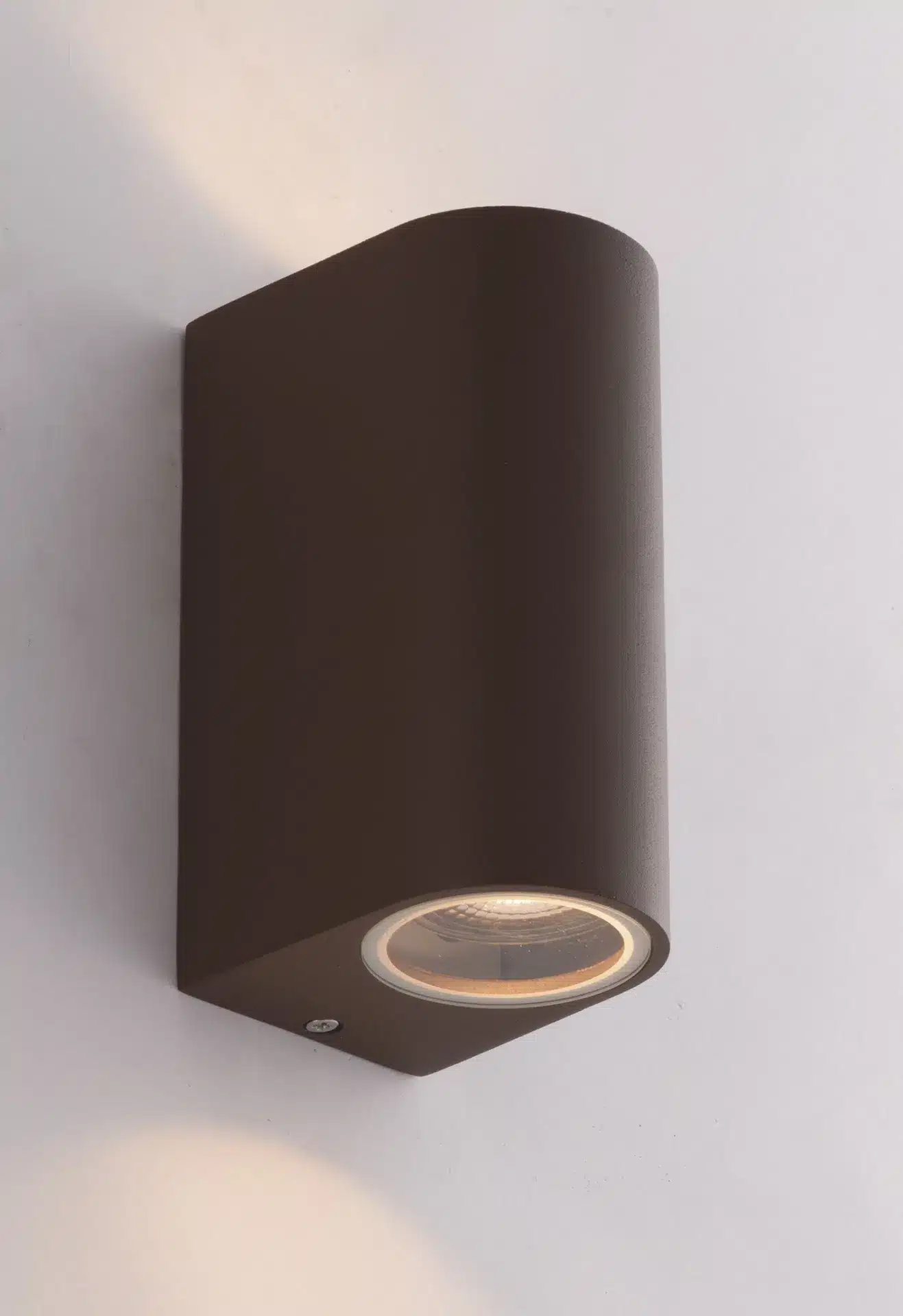 0066027_applique-per-esterno-led-gu10-ip54-marrone-corten-one-ap2-intec-light-2.webp Applique murale One 2xGU10 IP54,bronze – Image 1