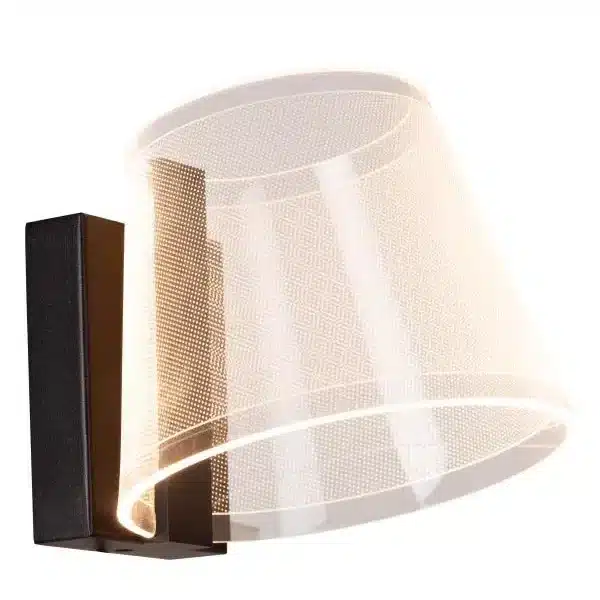 Applique SDB Lucide Korgis 10w (3000k) IP44,transparent