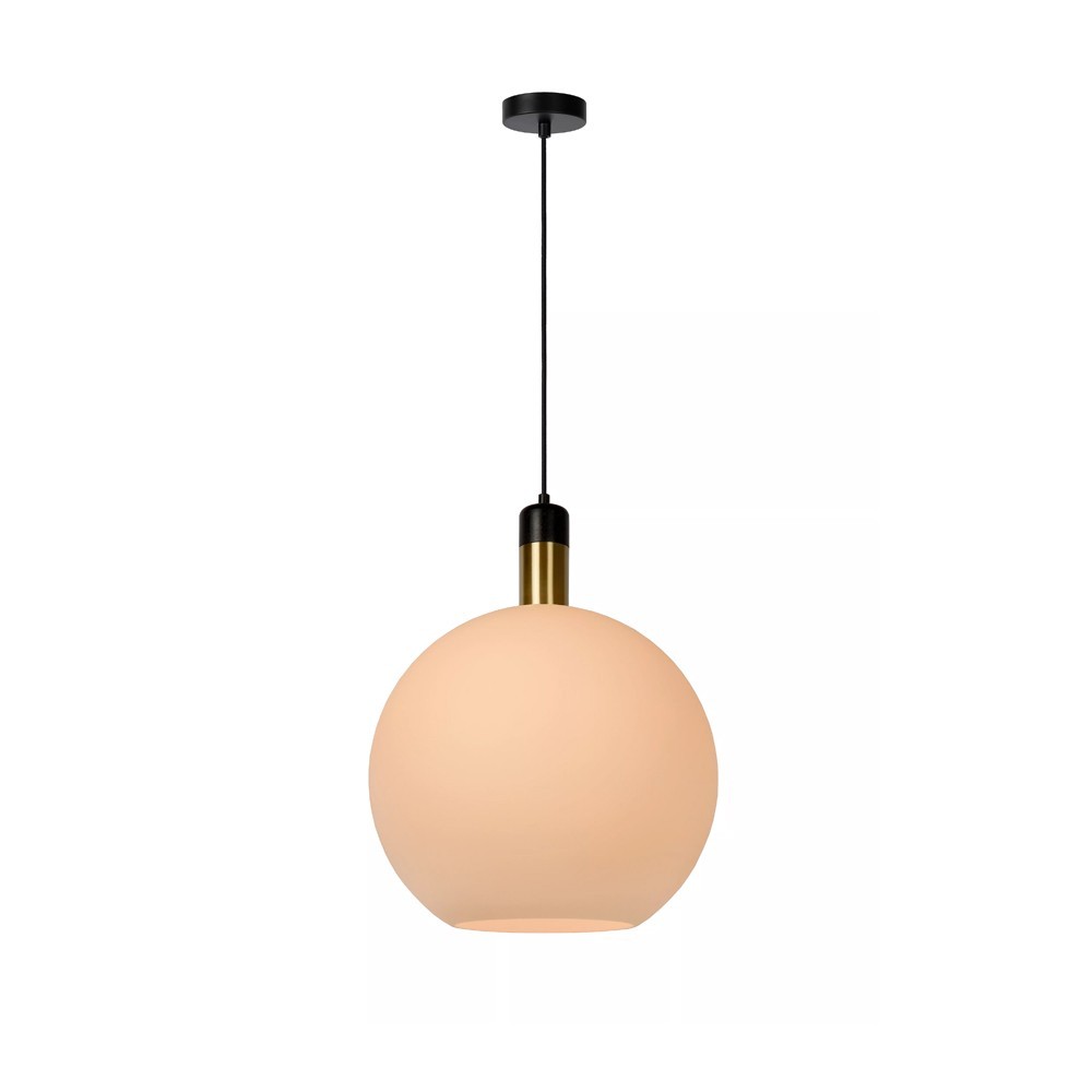 Suspension Lucide Julius 1xE27 40cm,opalin