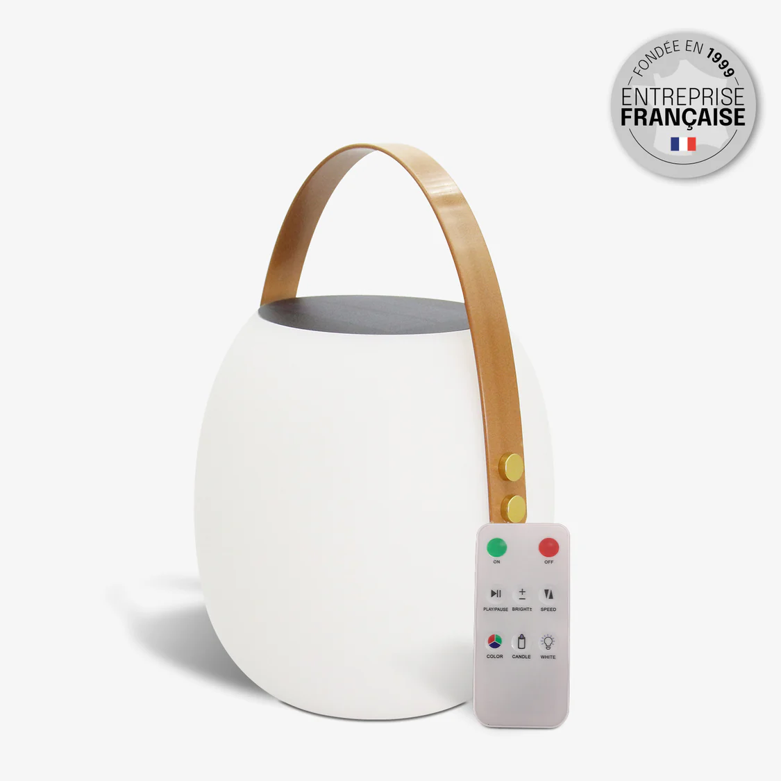 Lanterne Solaire/Filaire 100lm (RGB) IP44,blanc