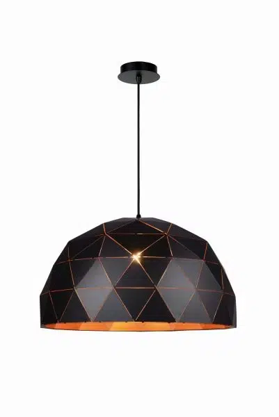 Suspension Lucide Otona 3xE27 60cm,noir