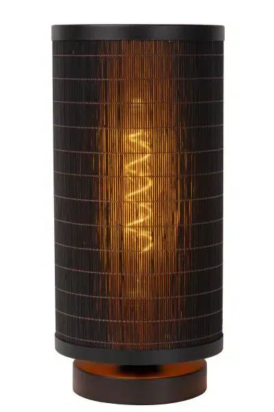 Lampe de table Lucide Tagalog 2 1xE27 H45cm,noir
