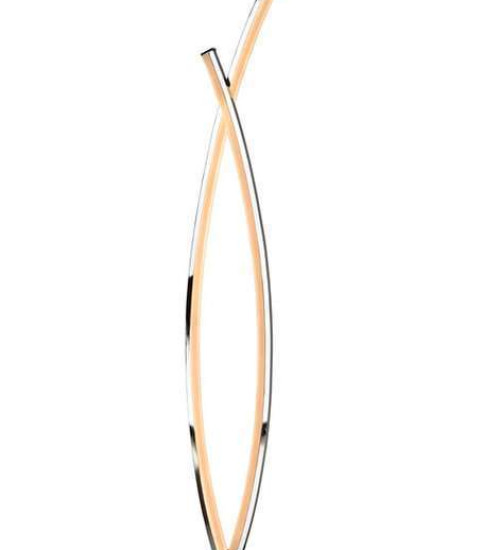 Lampadaire led Lucide Dual 30w (2700k) H125cm,chrome