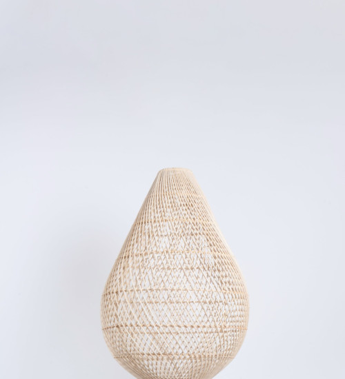 Abat-jour pour suspension Akoa,rotin naturel