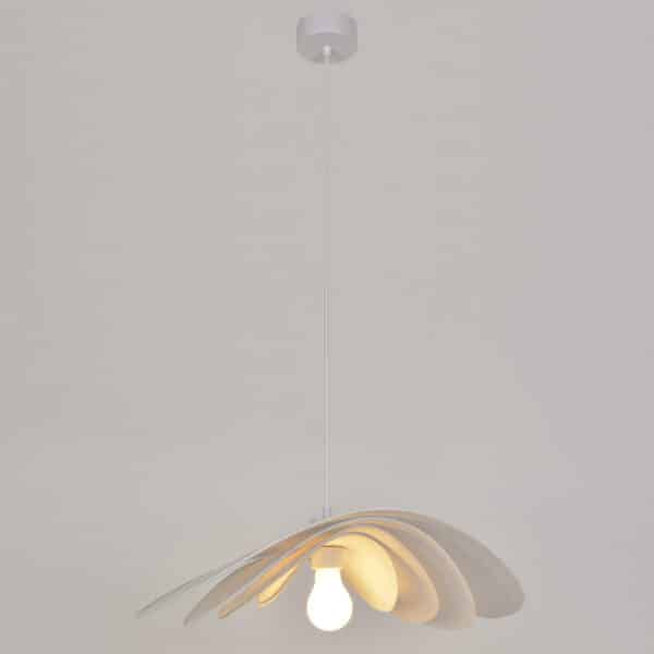 Suspension MarketSet Selenitis 1xE27 56cm,blanc