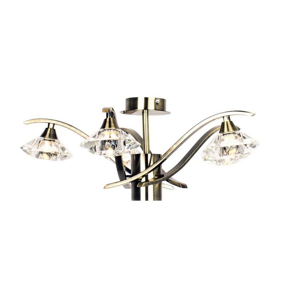 Plafonnier Salon ARVIN Doré en Métal