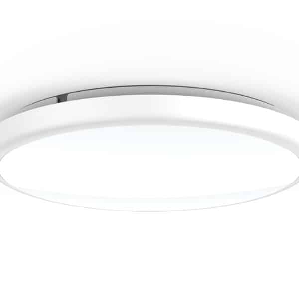 Plafonnier led circulaire 12w 3 CCT dimmable IP54,blanc