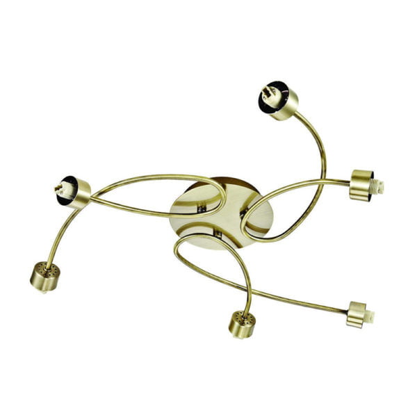 Plafonnier 6 Spots G9 REMIX en Métal