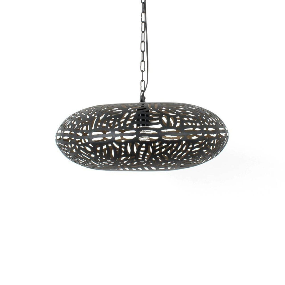 HL140022_02_1-2.jpg Suspension ABOU Noir Intérieur Doré en Métal – Image 1