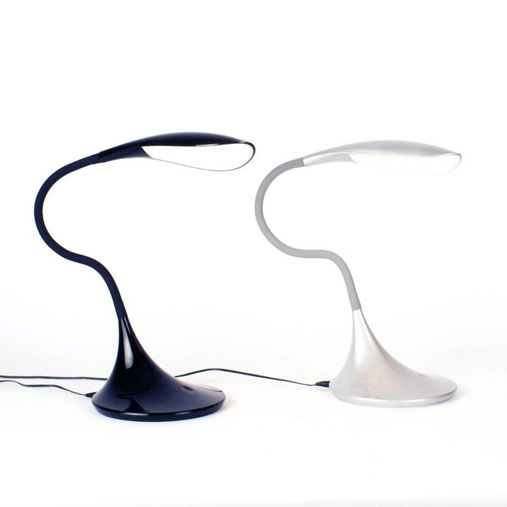 Lampe de Bureau Design LED YON en Métal Argenté