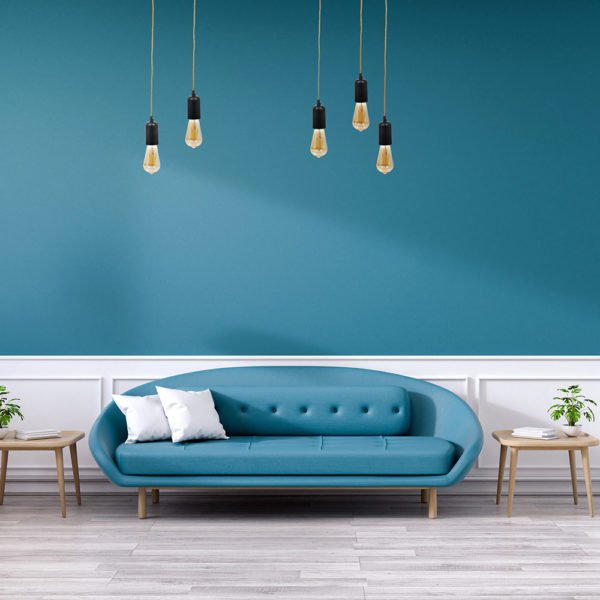 Suspension Vintage Noir Mat Aluminium Câble Doré M8