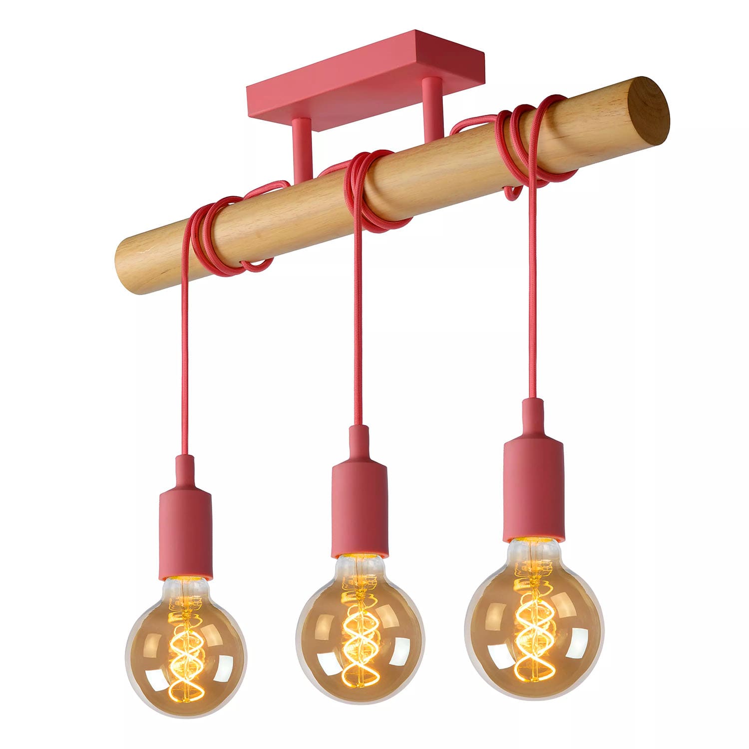 Plafonnier barre Lucide Pola 3xE27 55cm