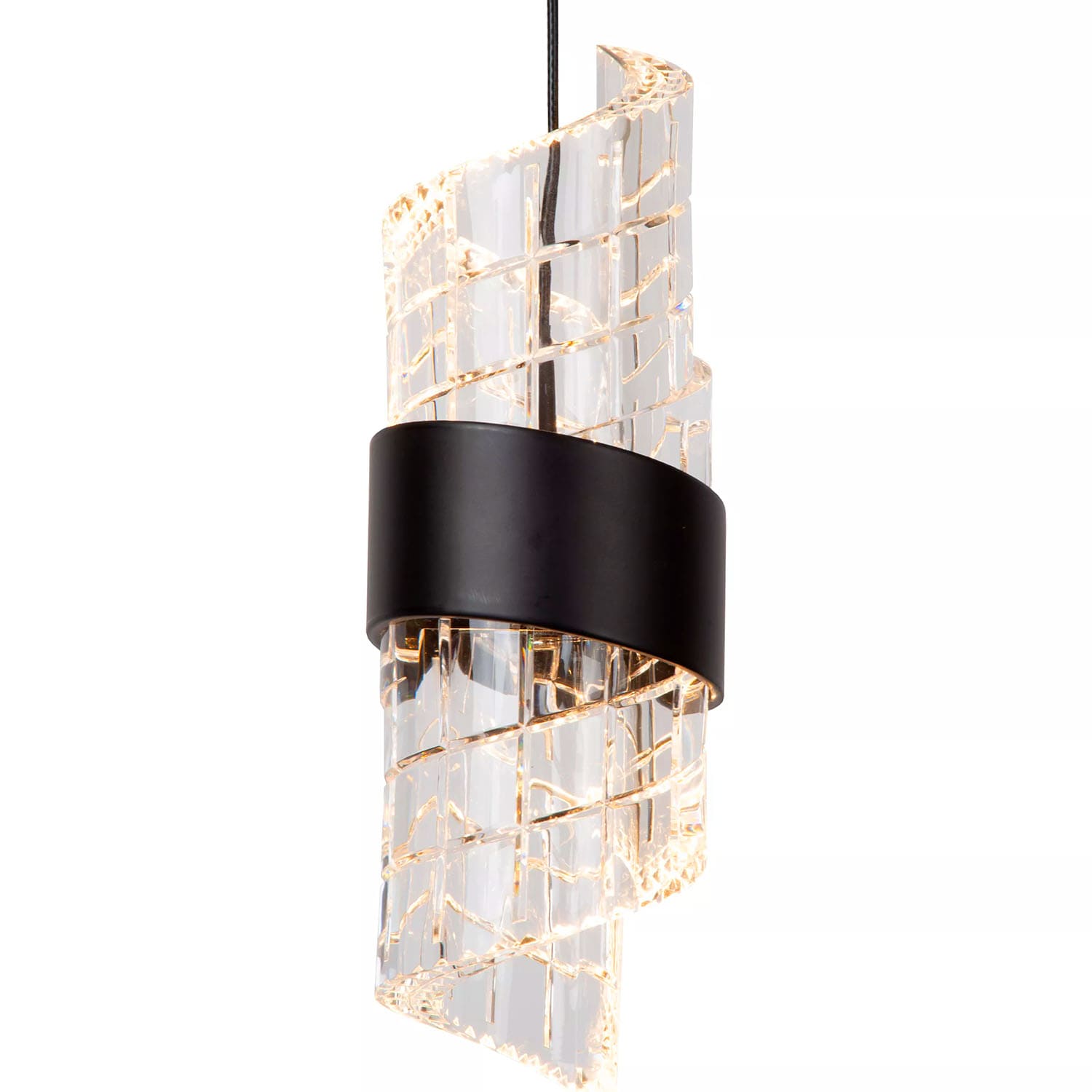 Suspension barre Lucide dim Kligande 5x8w (2700k) 84cm,noir