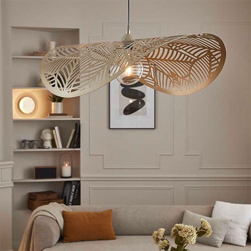 Suspension HANNI en métal doré