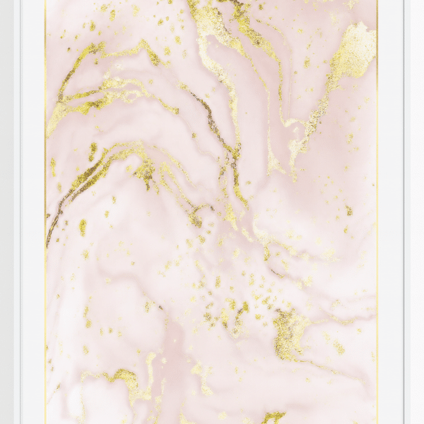 Plaque murale PVC HH24837 122x280cm,marbre rose