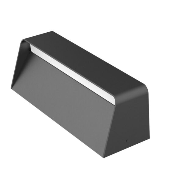 Applique led murale rectangle WL16 18w (3000k) IP54,noir