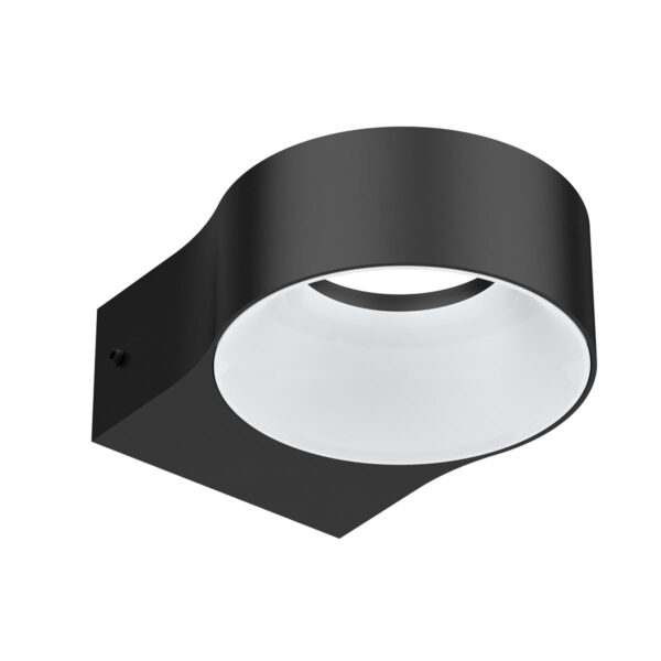 Applique led murale rond WL07 8w (3000k) IP65,noir