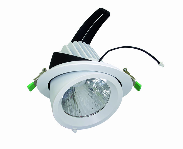 Spot led escargot rond orientable 40w