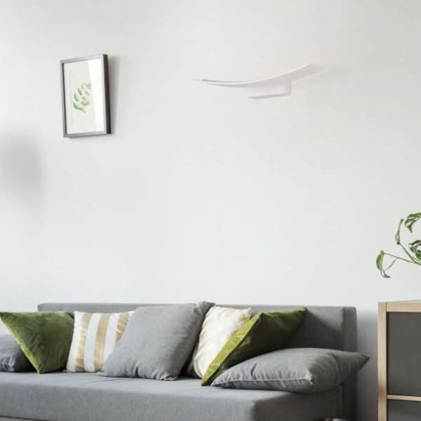 Applique Led SINKI blanche en métal