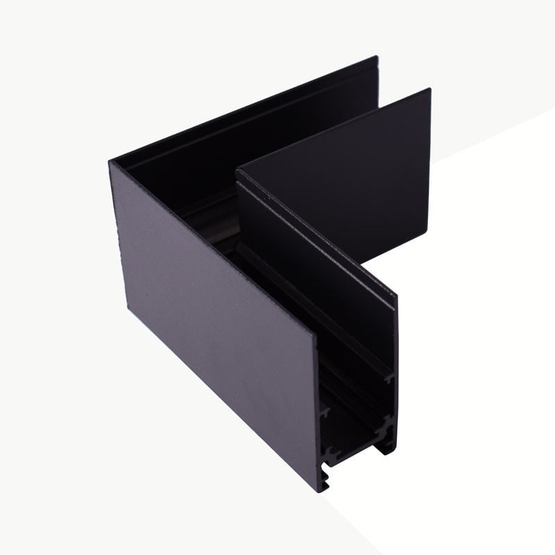 Connecteur L pour rail magnétic,noir