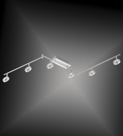 Plafonnier Paul Neuhaus Sileda 6x6w (3000k) IP44,aluminium