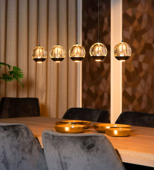 Suspension barre Lucide dim Sentubal 5x5w (2700k)