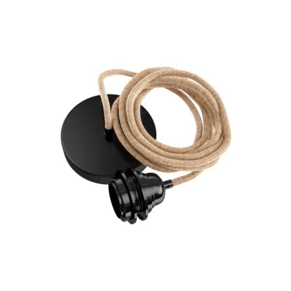 Suspension Hoopzi Hang 1 1xE27 douille noire 2.5m