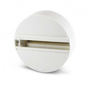 Patère pour projecteur sur rail triphasé