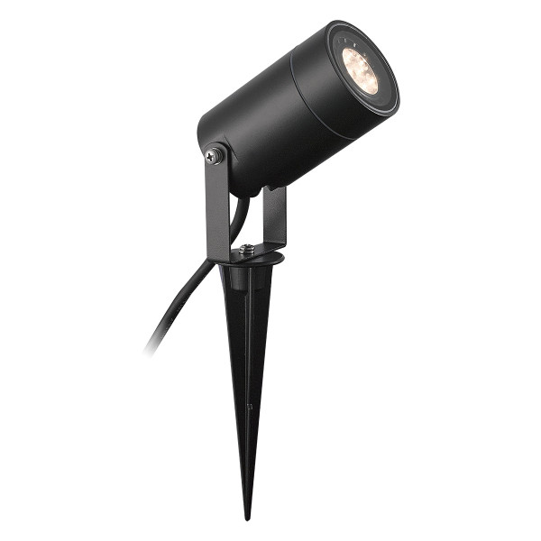 Spot avec piquet Novolight 1xGU10 IP65,noir