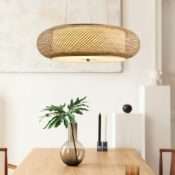 Suspension EOLI en bambou naturel