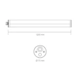 Tubulaire led Novolight New York 1200mm 36w (4000k) – Image 2