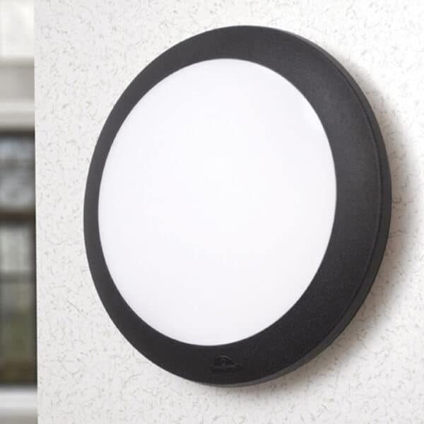 Hublot Fumagalli Umberta+écl. secours 1xGX53 IP66 IK10,noir