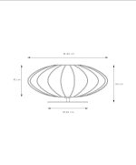 CORINA - Lampe de table - Ø 40 cm - 1xE27 - Noir – Image 5