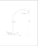 RANKOS - Lampadaire arceau - 1xE27 - Noir – Image 6