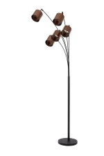 RANKOS - Lampadaire - 5xE14 - Noir – Image 3