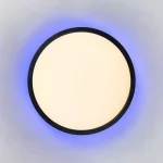 CASTOR - Plafonnier - Ø 32 cm - LED Dim. - CCT - 1x20W 2700K/6500K - Rvb - Opalin – Image 7