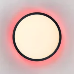 CASTOR - Plafonnier - Ø 32 cm - LED Dim. - CCT - 1x20W 2700K/6500K - Rvb - Opalin – Image 9