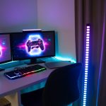 Lampadaire LED RVB Digital 120cm, Synchronisation sonore, filaire USB – Image 7