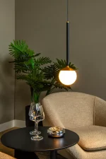 CALINA - Suspension - Ø 9,9 cm - LED Dim. - 1x9W 2700K - Noir | Premium – Image 4