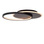 AXELLE - Plafonnier - Ø 29,5 cm - LED 3 StepDim - 1x24W 2700K - Noir – Image 4