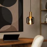JOANET - Suspension - Ø 16 cm - 1xE27 - Fumé