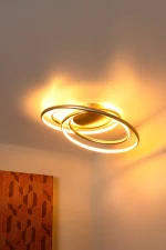 SARDANA - Plafonnier - LED Dim. - 1x54W 2700K - Or Mat / Laiton | Premium – Image 7