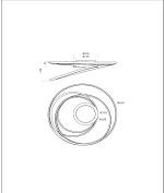 SARDANA - Plafonnier - LED Dim. - 1x54W 2700K - Or Mat / Laiton | Premium – Image 3