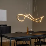 SARDANA - Suspension - LED Dim. - 1x54W 2700K - Or Mat / Laiton | Premium