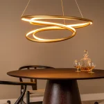 SARDANA - Suspension - Ø 80 cm - LED Dim. - 1x74W 2700K - Or Mat / Laiton | Premium